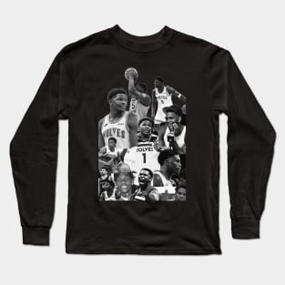 Anthony Edwards BW Long Sleeve T-Shirt